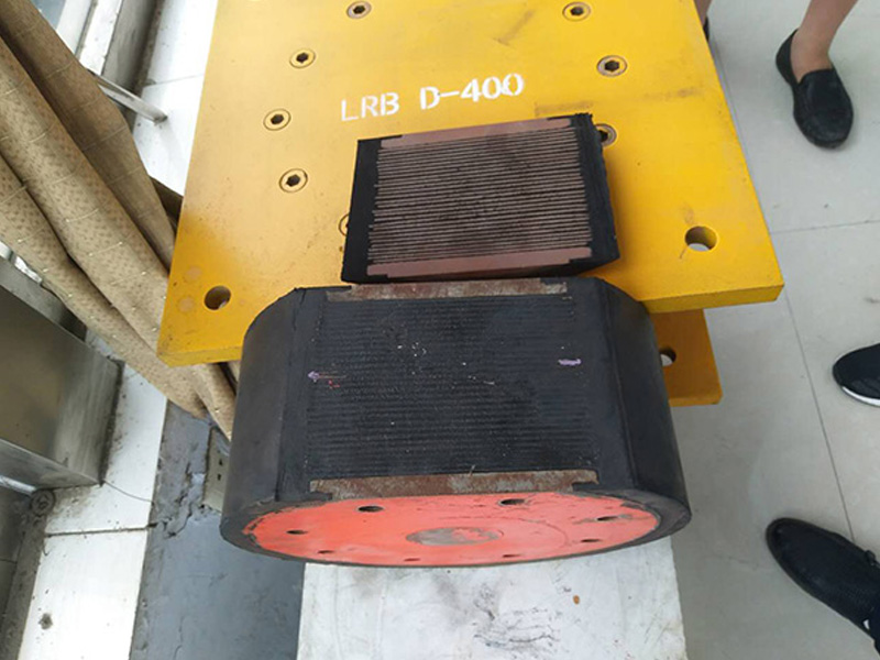 LRB400鉛芯橡膠支座報價 建筑隔震支座廠家